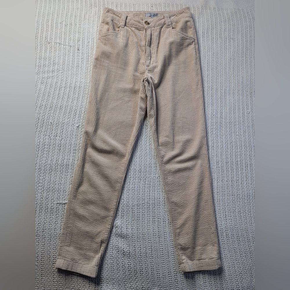 KUT from the Kloth Ivory Women Corduroy Trouser Pants Size 0 KB33201 30" Waist